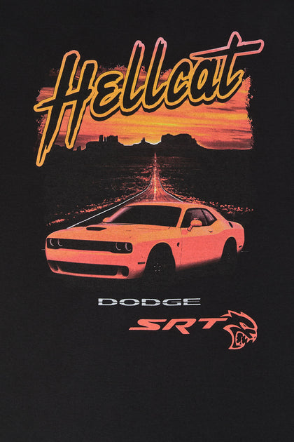 T-shirt de coupe garçonne à imprimé Hellcat