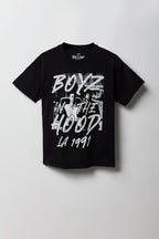 T-shirt coupe garçonne à imprimé Boys N The Hood
