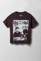 T-shirt coupe garçonne à imprimé Boys N The Hood