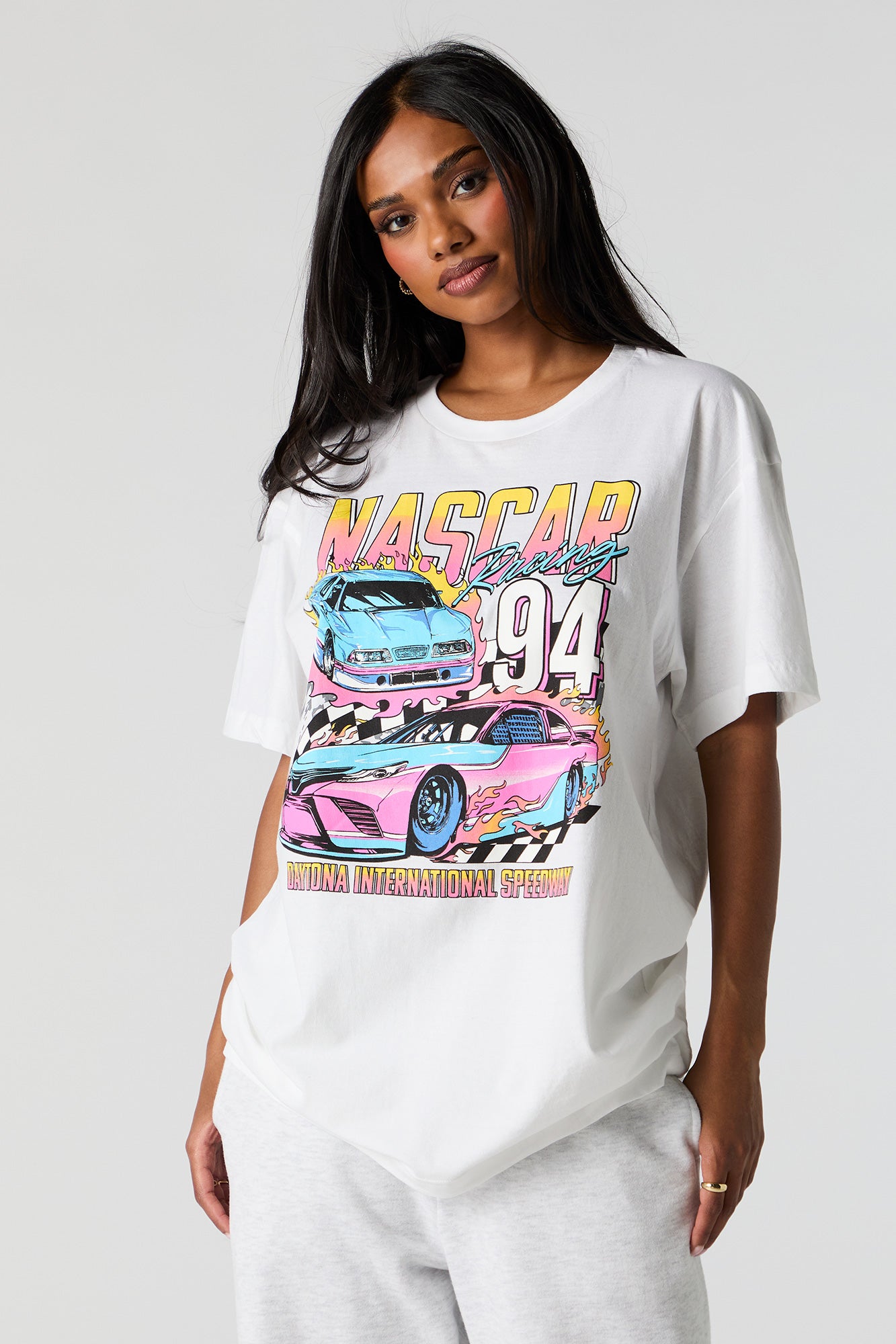 NASCAR Graphic Boyfriend T-Shirt