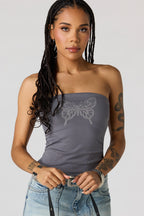 Rhinestone Tube Top