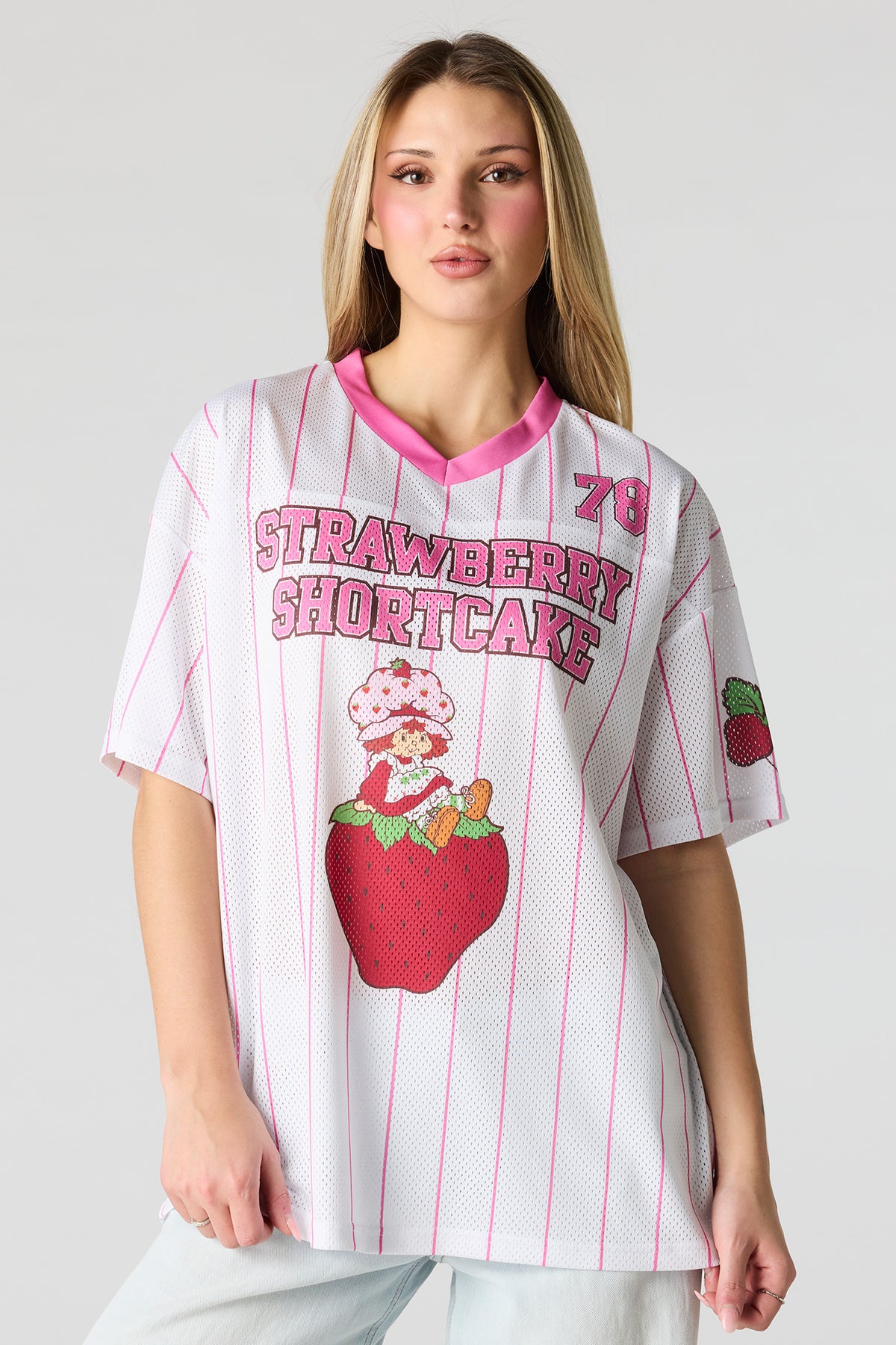 Jersey en filet à imprimé Strawberry Shortcake