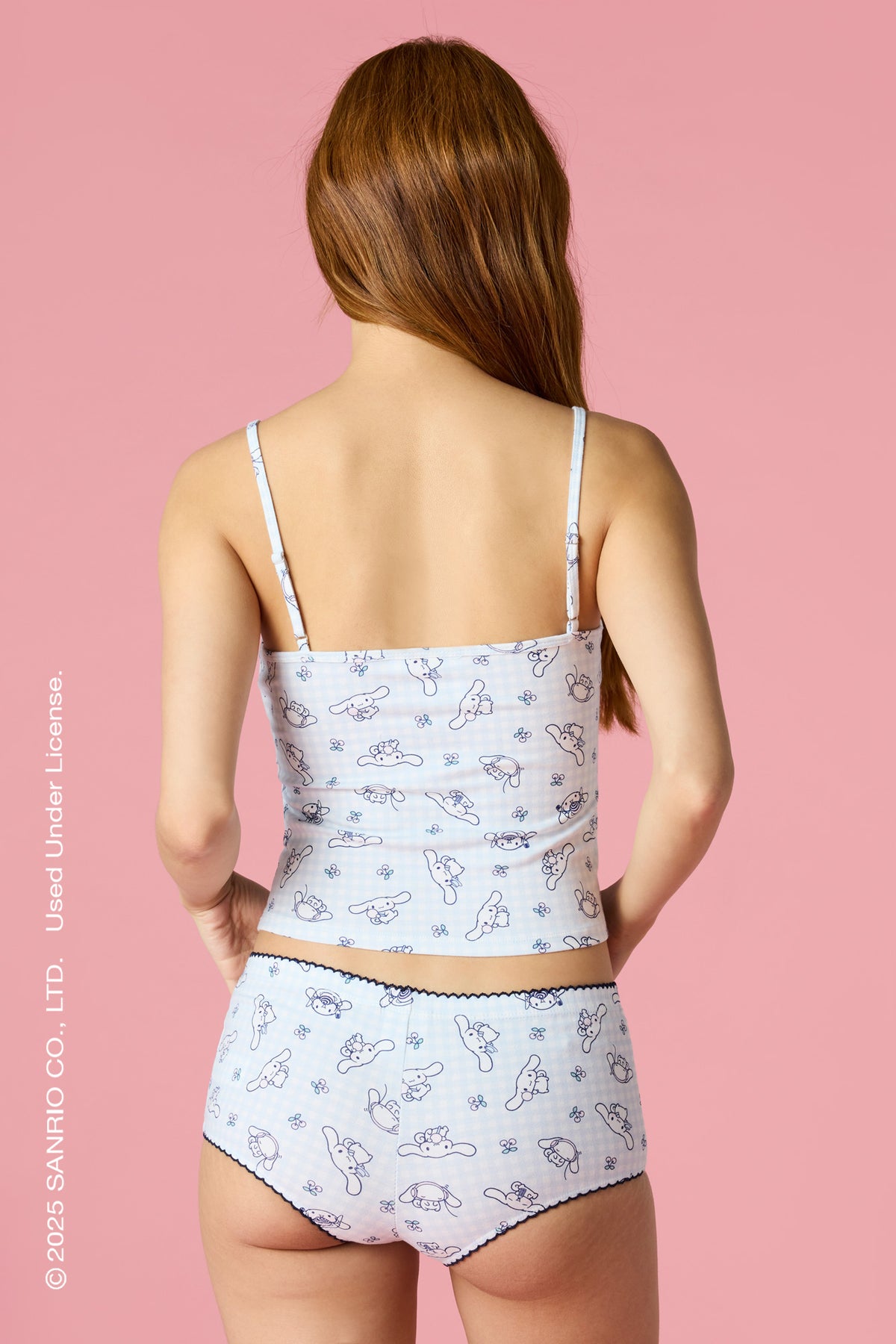 Alt View 3. Cinnamoroll™ Print Tank & Boy Short Set - Light Blue