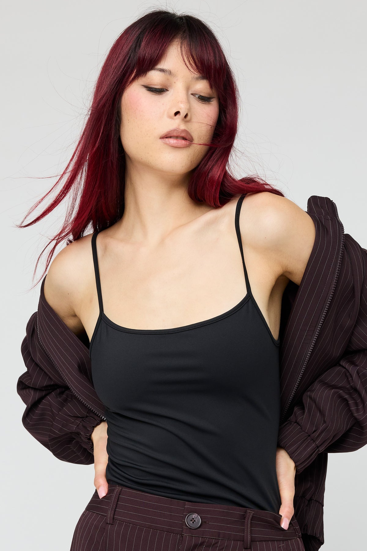 Luxe Heavy Contour Cami - Black