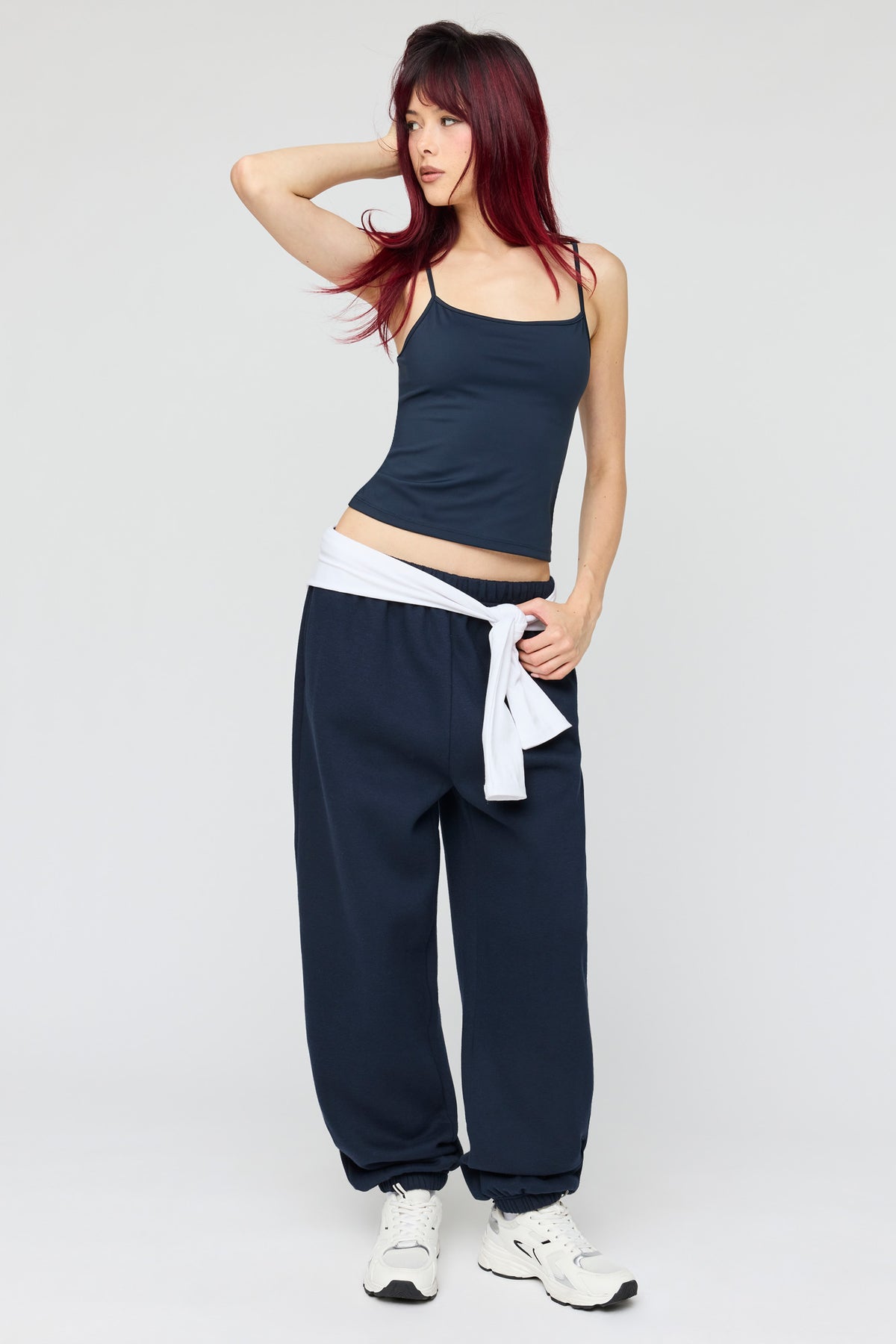 Alt View 3. Luxe Heavy Contour Cami - Navy