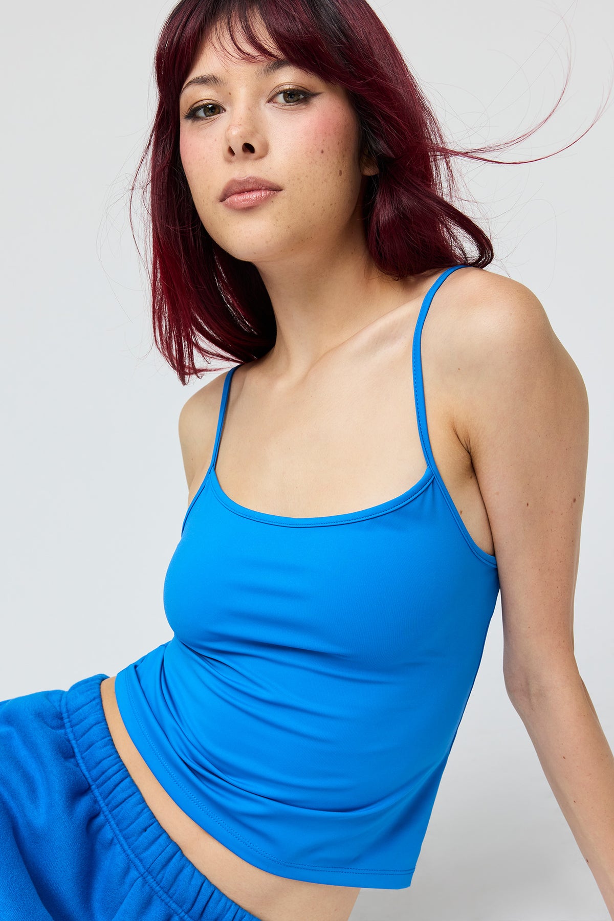 Camisole profilée en tissu lourd de luxe