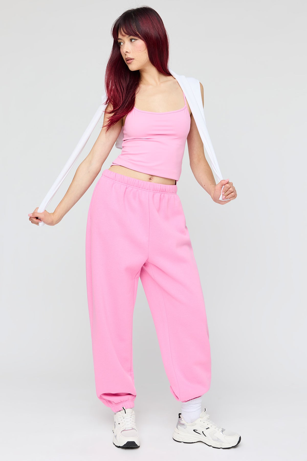 Alt View 3. Luxe Heavy Contour Cami - Pink
