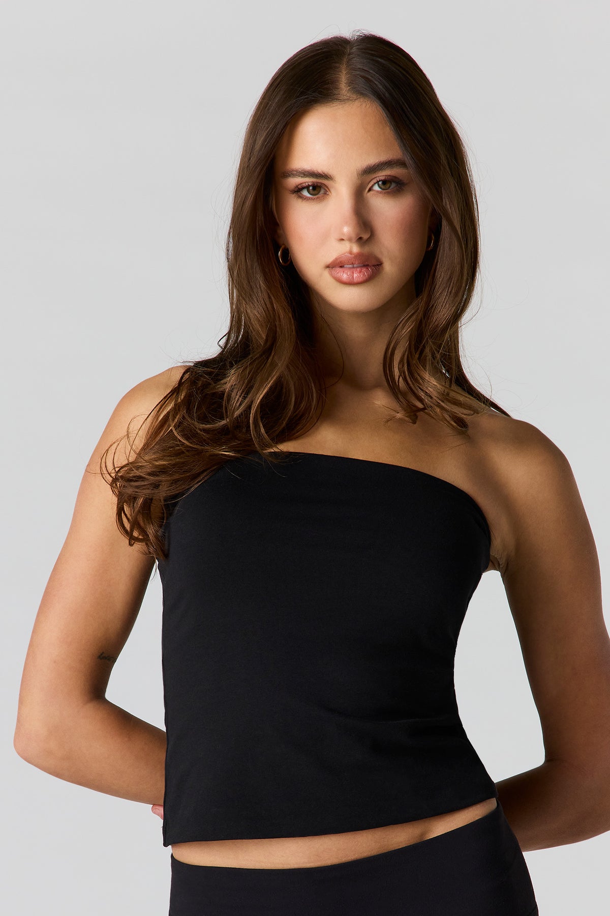 Alt View 10. Soft Contour Tube Top - Light Pink