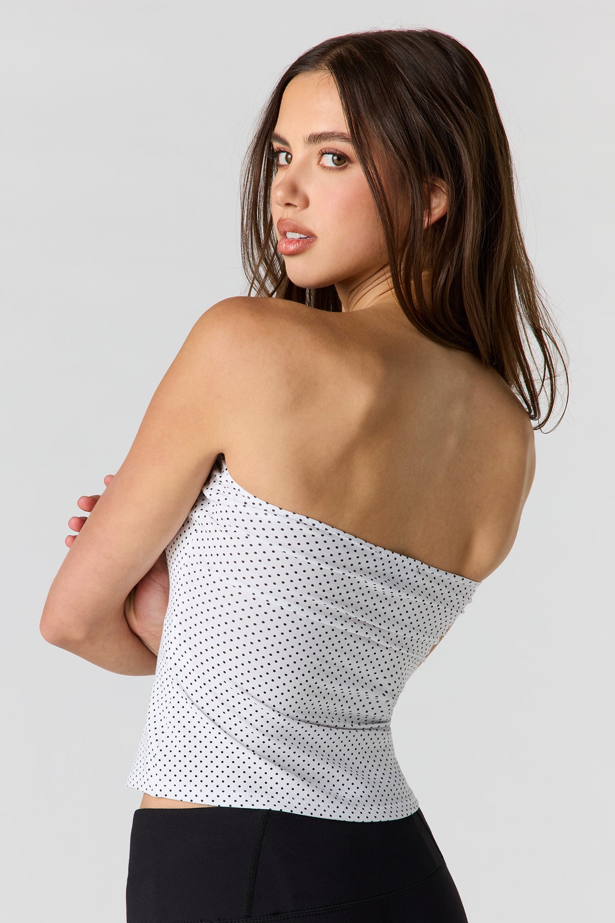 Alt View 2. Soft Contour Tube Top - Off White