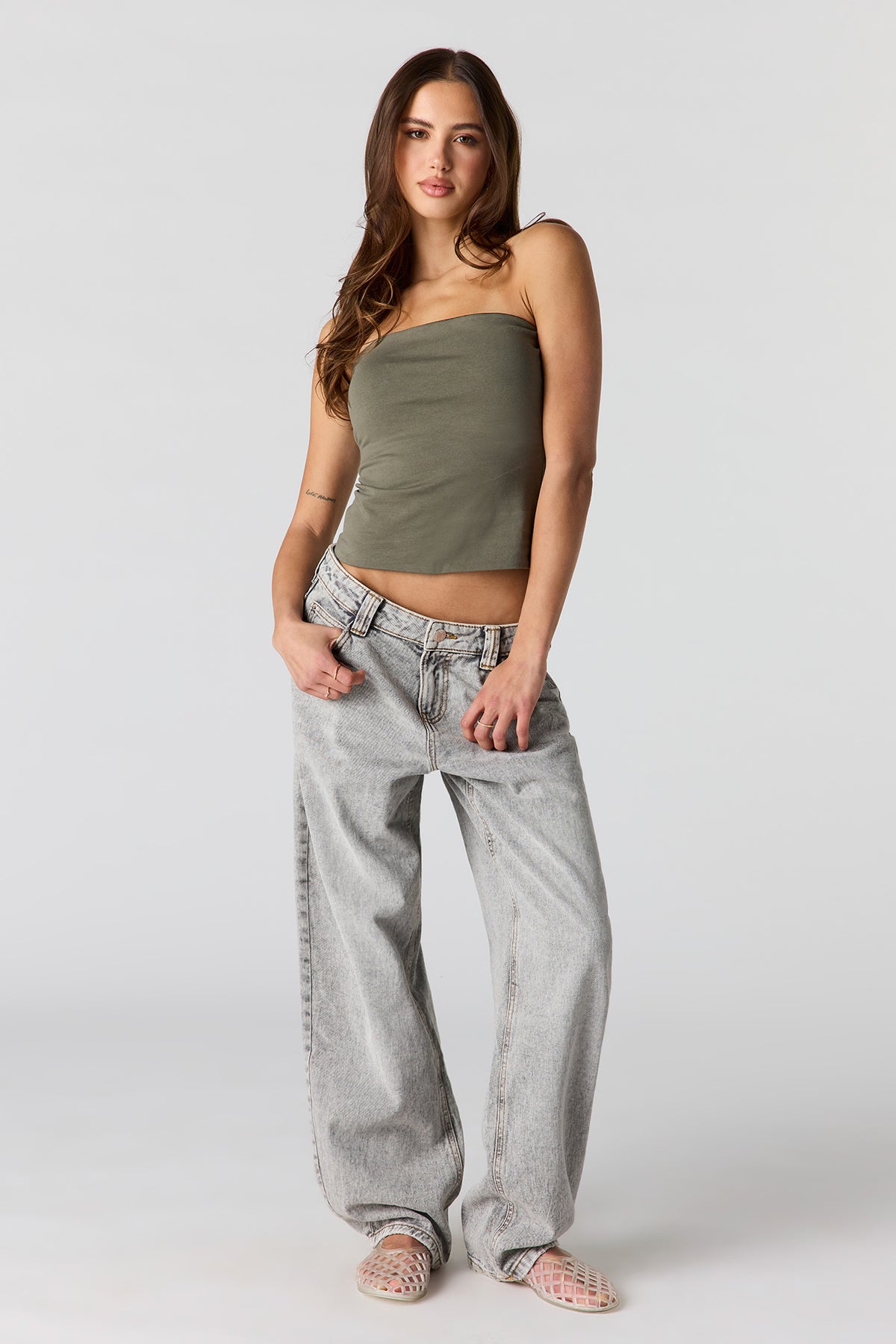 Alt View 21. Soft Contour Tube Top - Light Pink