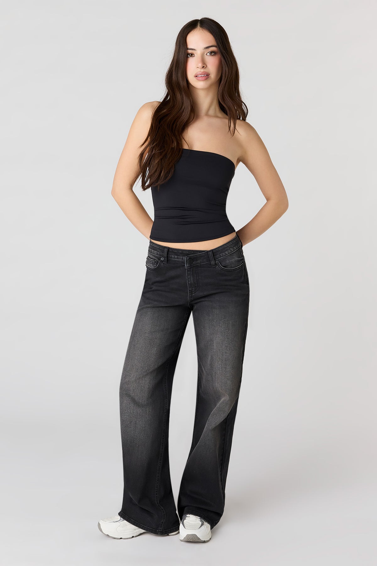 Alt View 3. Contour Classic Tube Top - Black