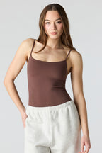 Luxe Heavy Contour Scoop Neck Cami