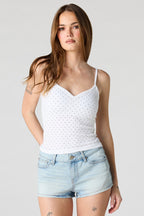 Braless Seamless Ribbed V-Neck Cami