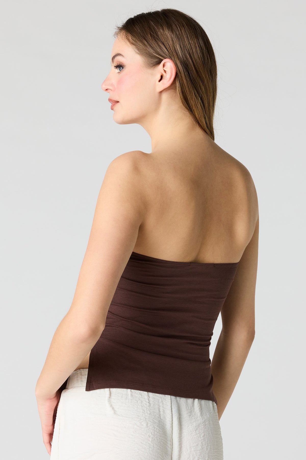 Alt View 11. Soft Contour Classic Tube Top - Ivory