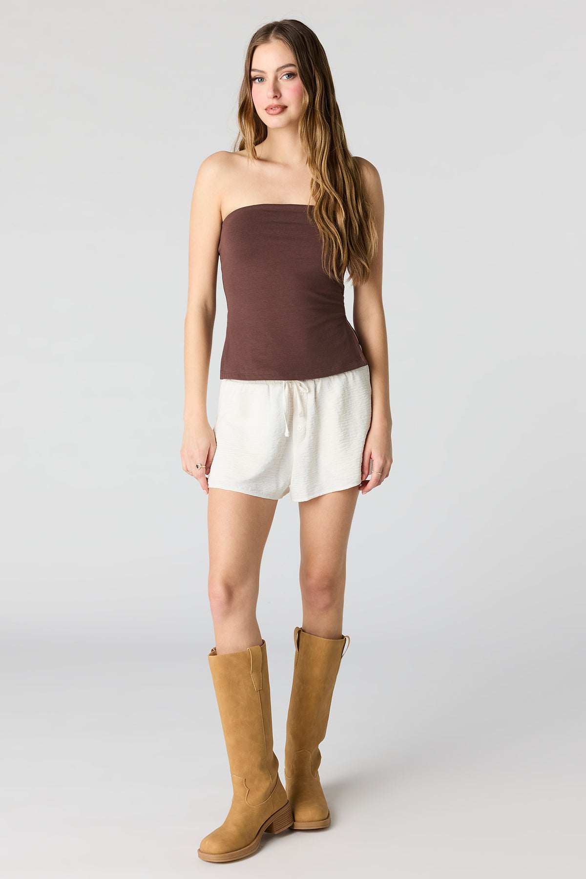 Alt View 12. Soft Contour Classic Tube Top - Ivory