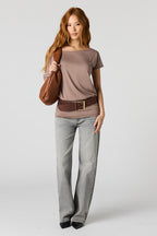 Jean baggy gris