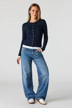 Brooklyn Low Rise Baggy Dark Jean