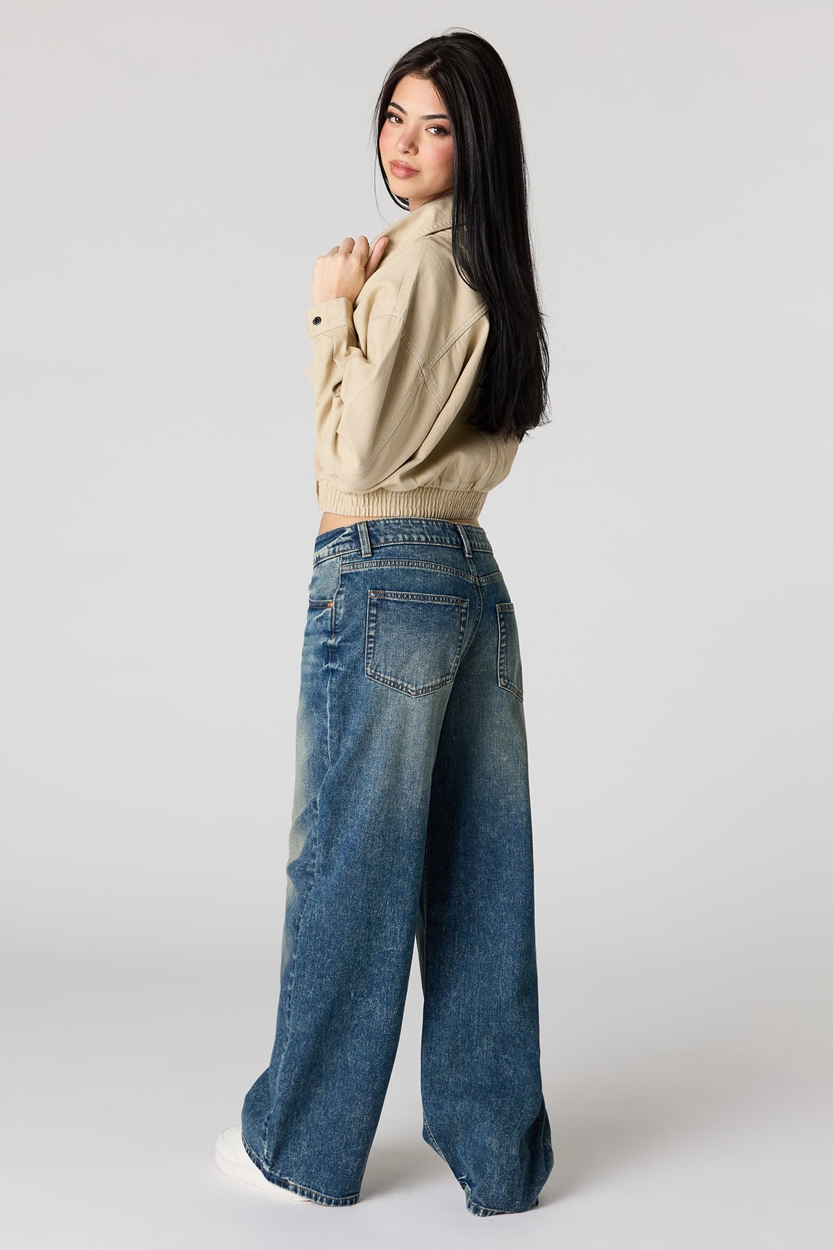 Vue alternative 3. Jean super baggy London à taille basse