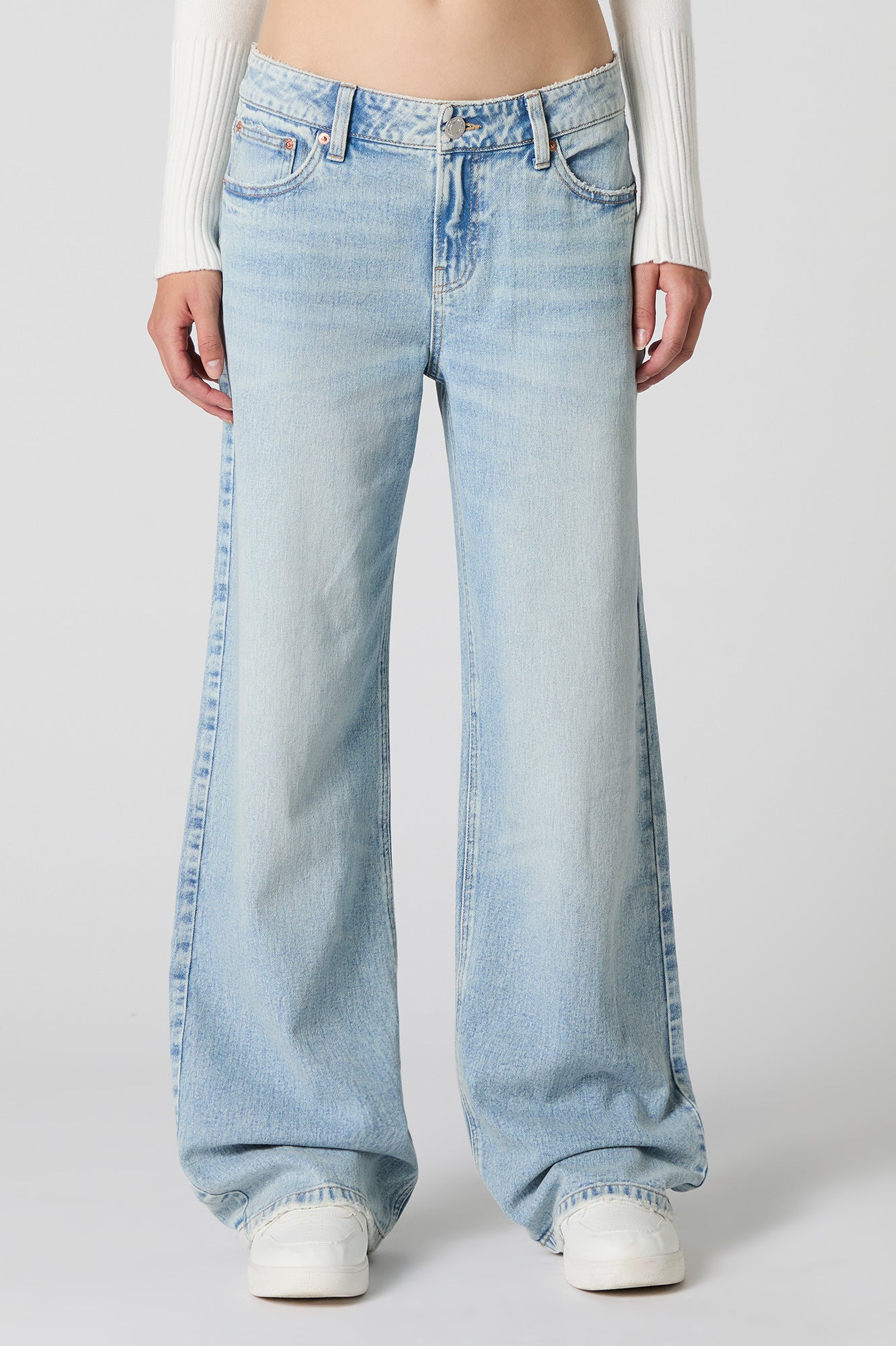 Medium Wash Low Rise Skater Jean