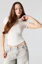 Curved Hem T-Shirt