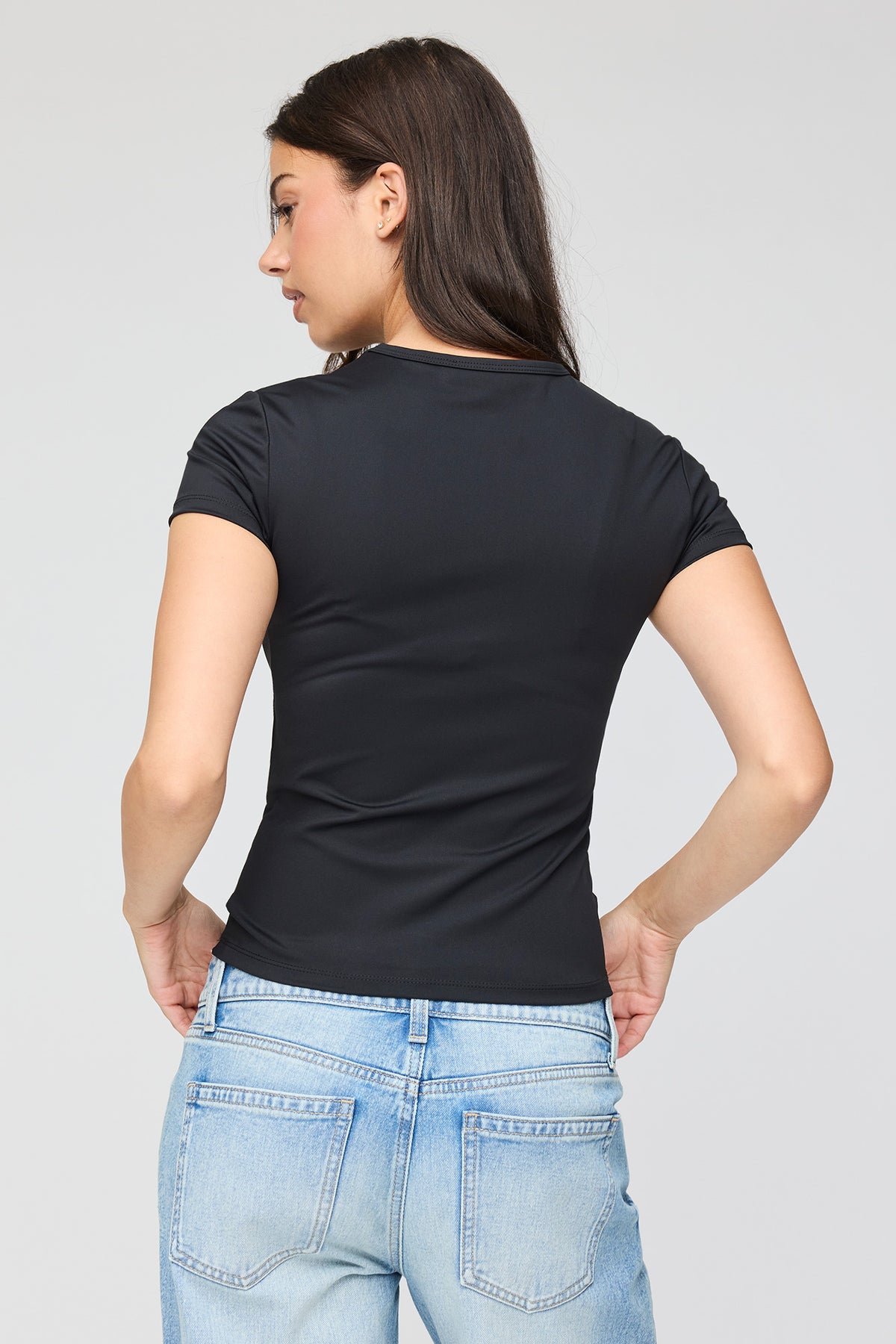 Vue alternative 2. T-shirt profilé lourd de luxe