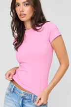 T-shirt profilé lourd de luxe