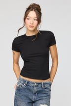 T-shirt côtelé