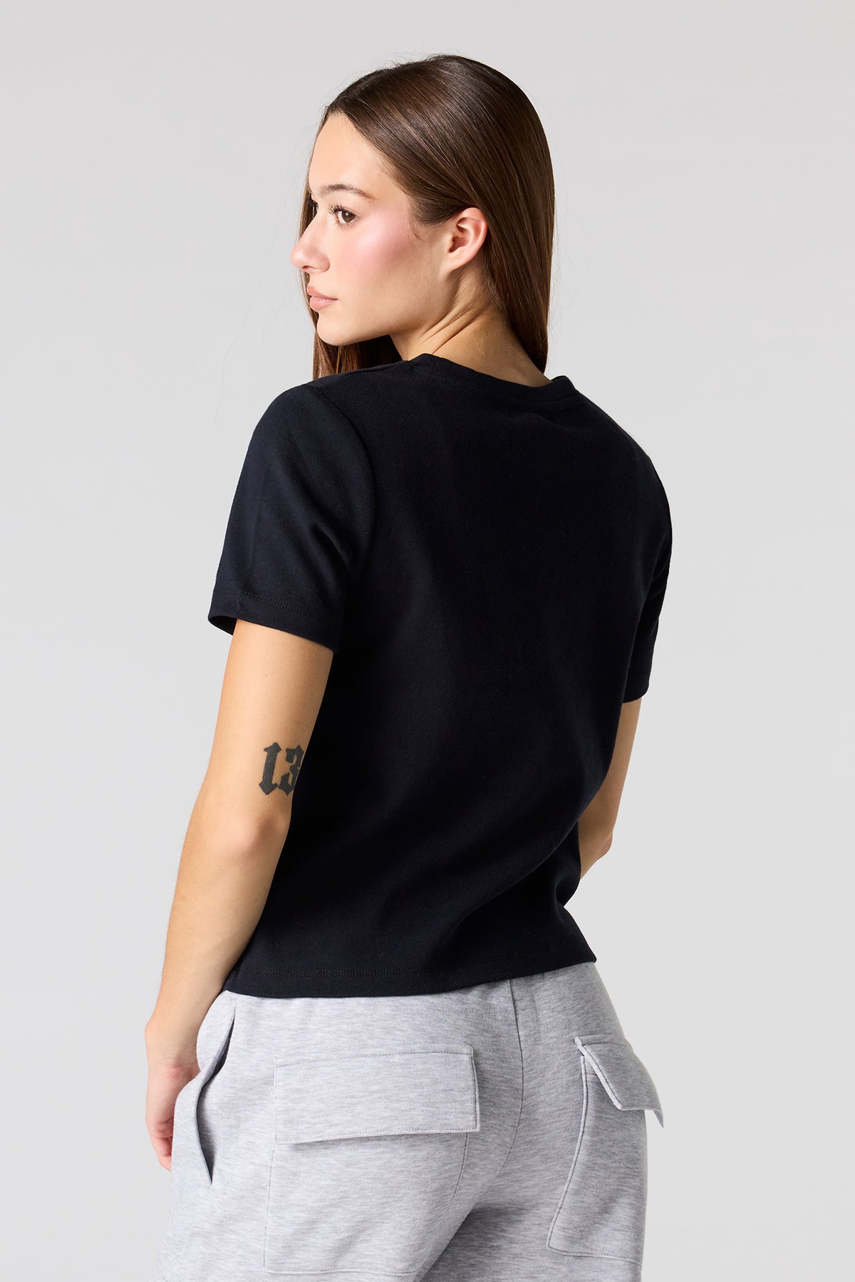 Vue alternative 2. T-shirt ras du cou décontracté