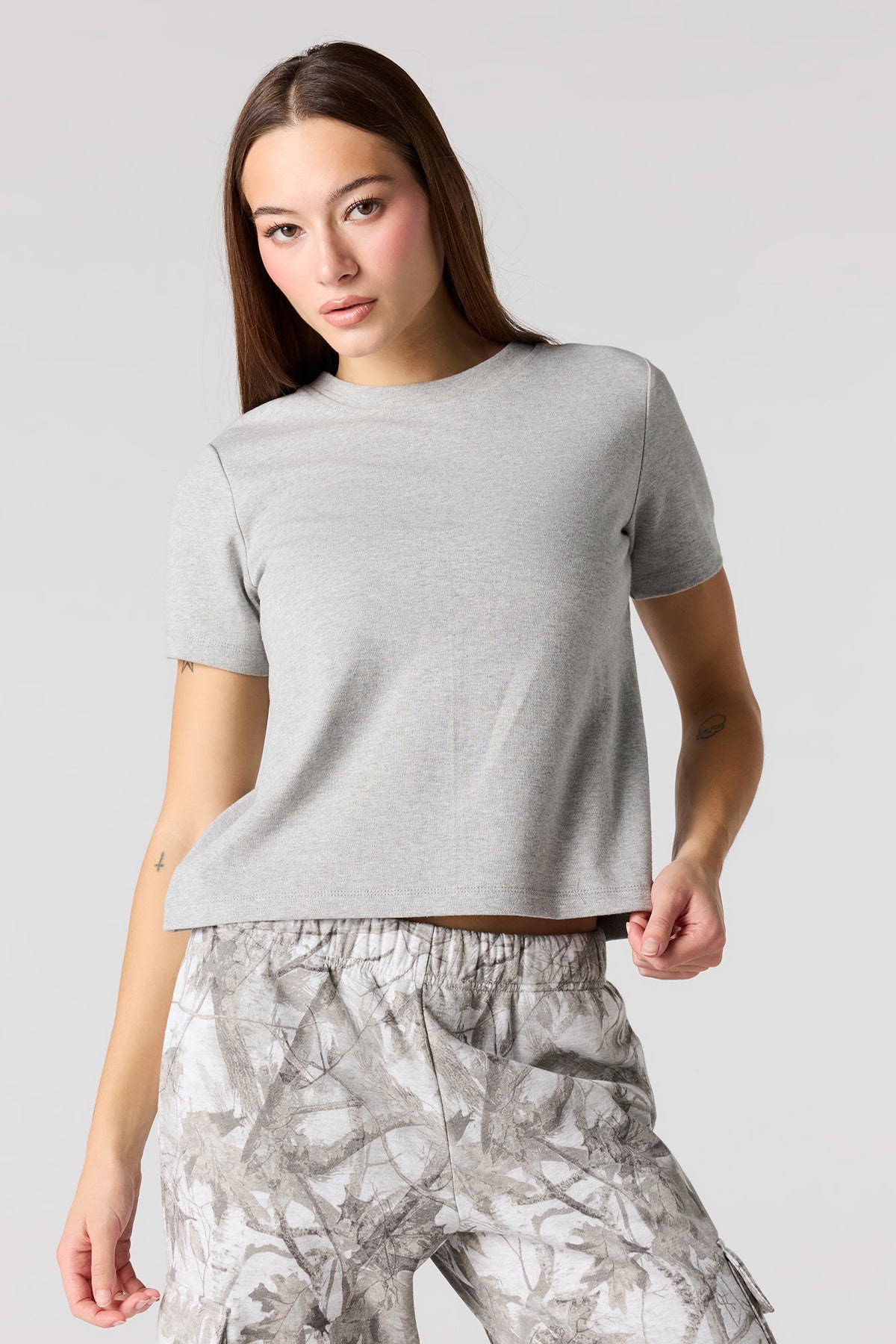 T-shirt ras du cou décontracté