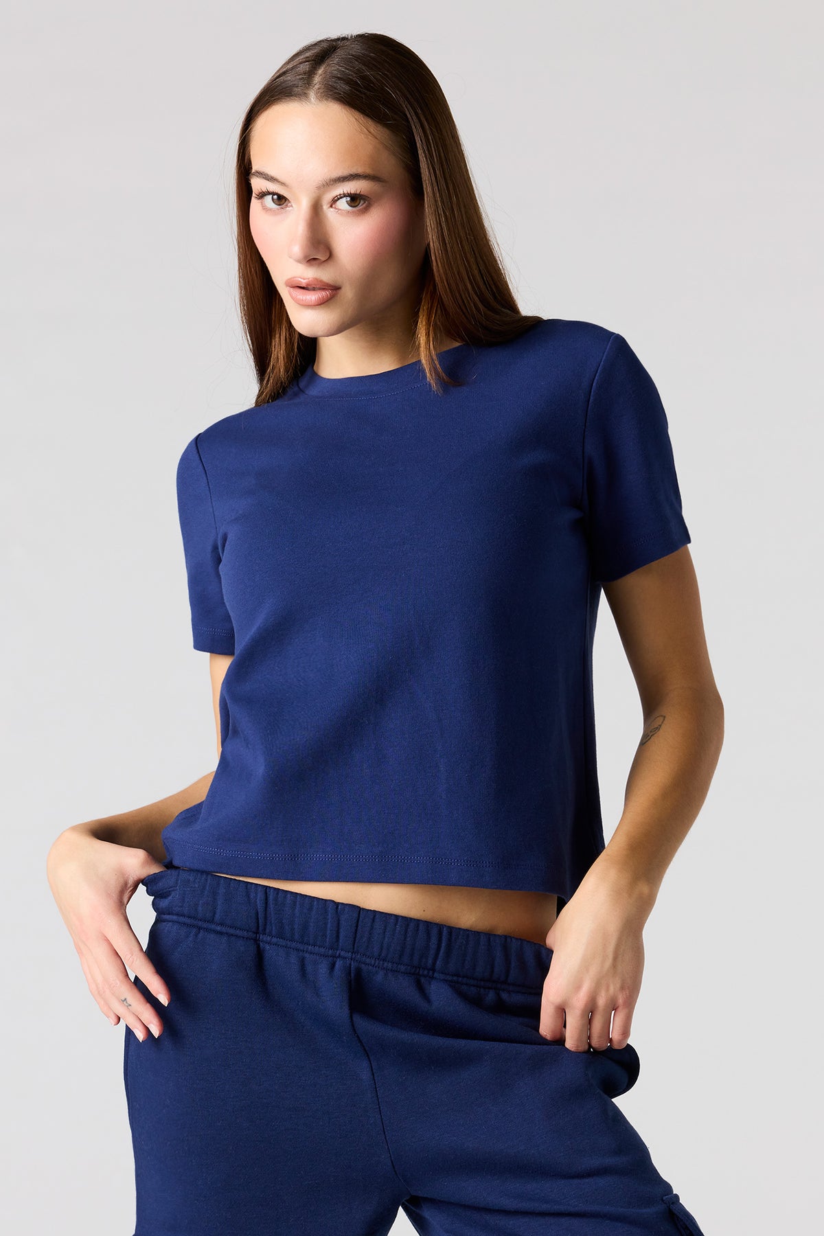T-shirt ras du cou décontracté