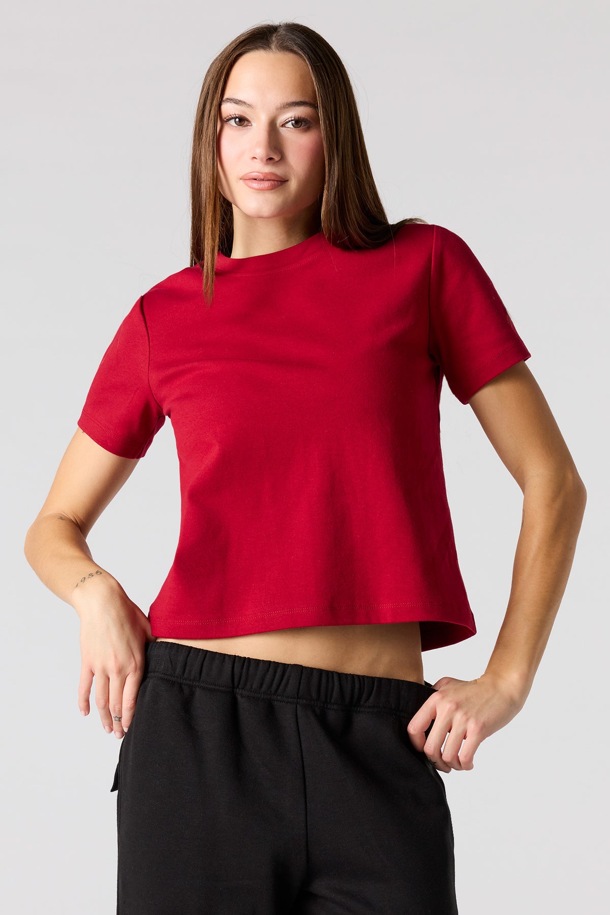 T-shirt ras du cou décontracté