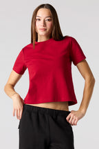 T-shirt ras du cou décontracté