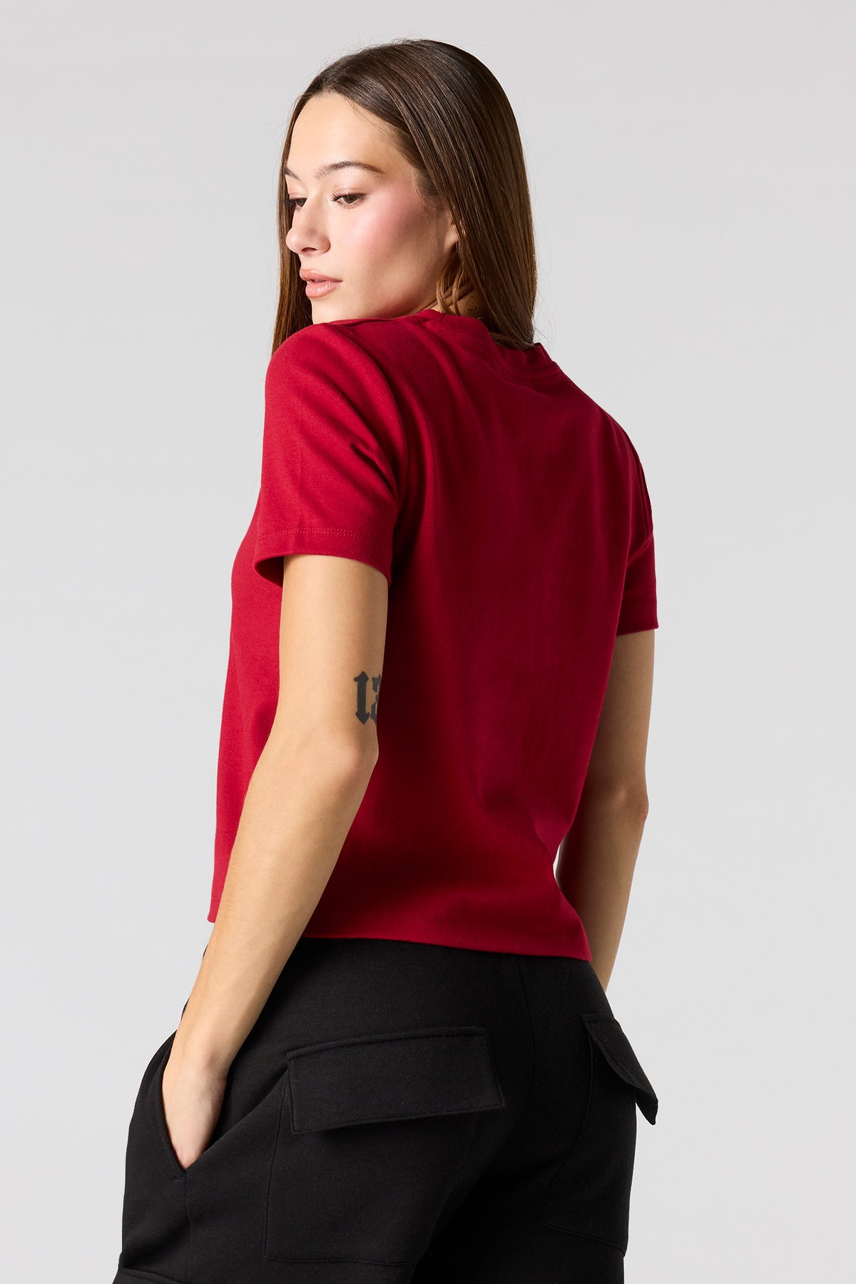 Vue alternative 2. T-shirt ras du cou décontracté