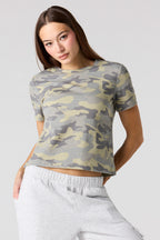 T-shirt ras du cou décontracté