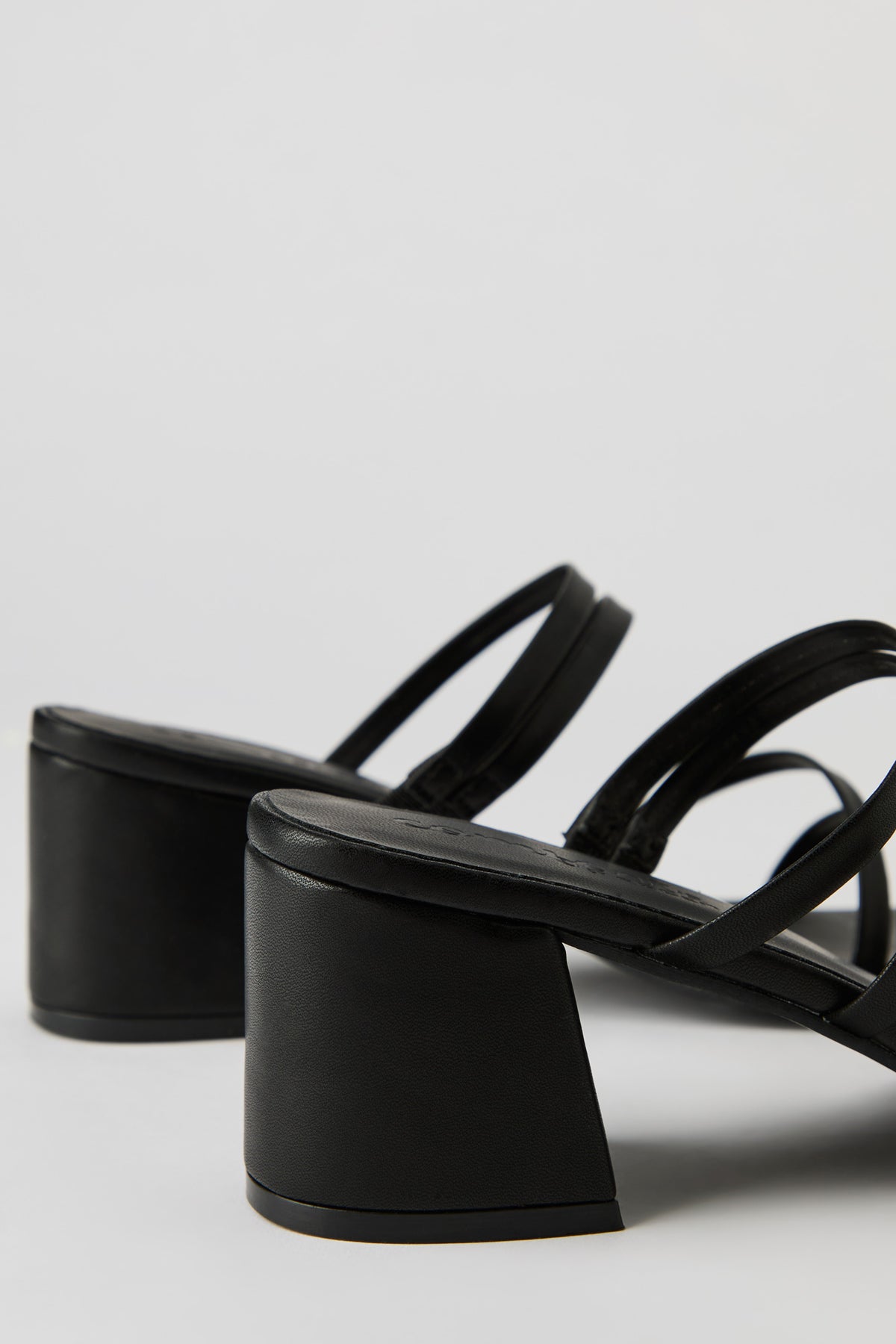 Alt View 4. Strappy Heeled Sandal - Black