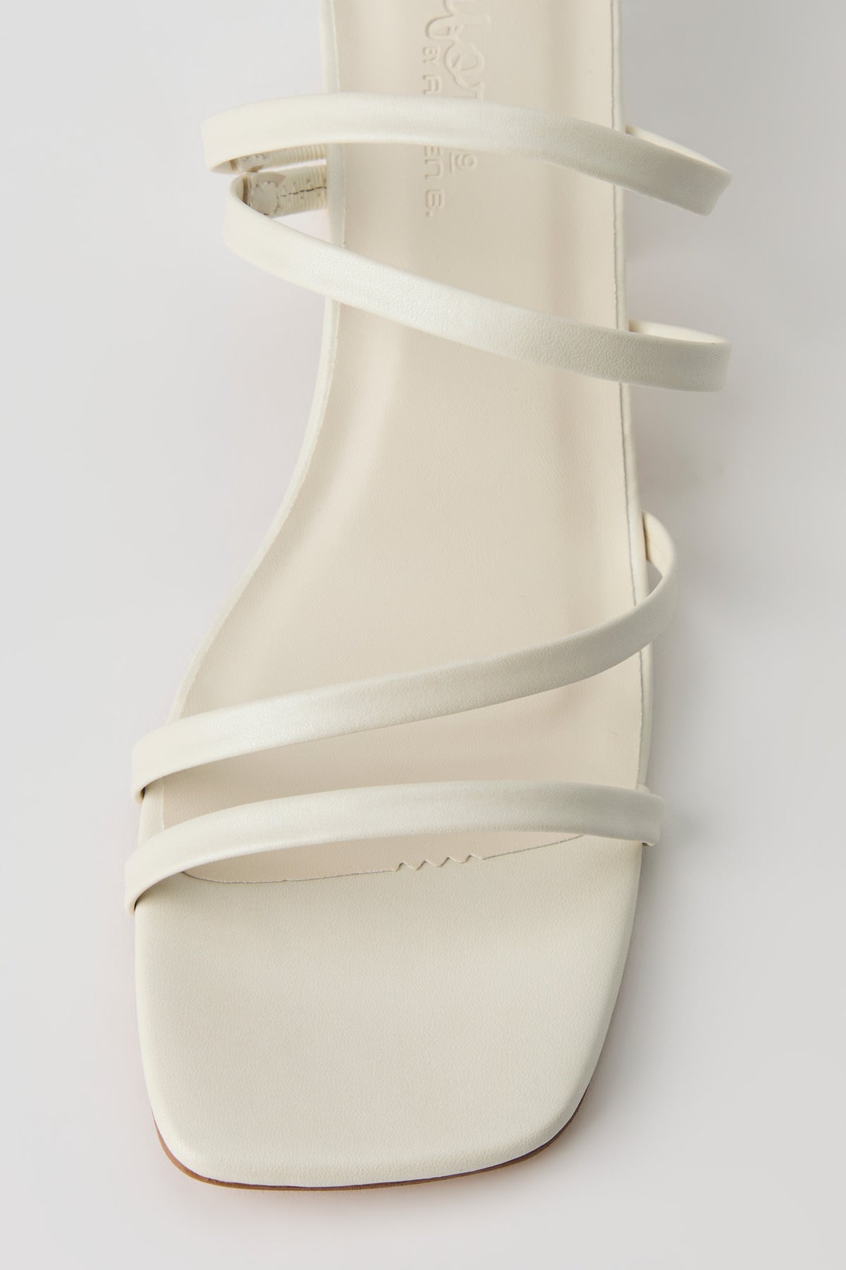 Alt View 3. Strappy Heeled Sandal - Ivory