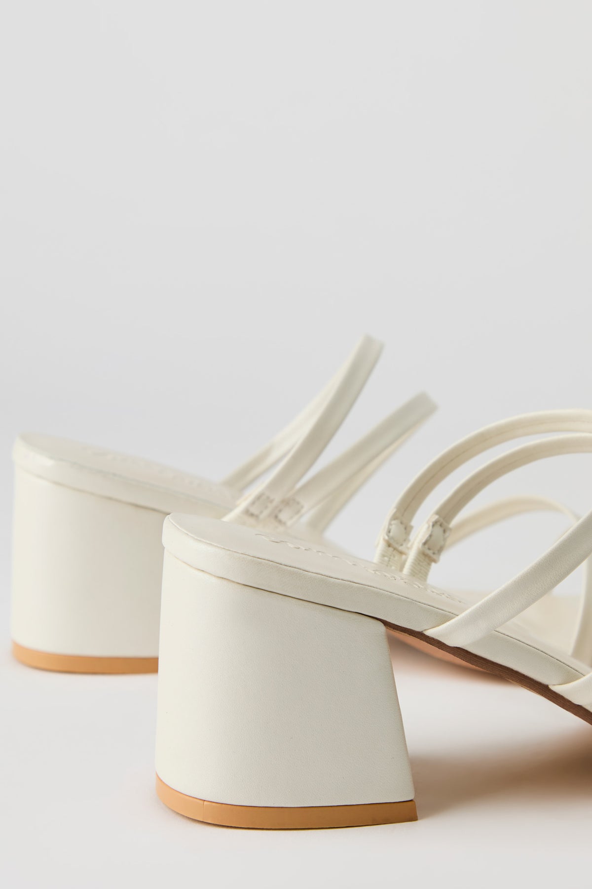 Alt View 4. Strappy Heeled Sandal - Ivory