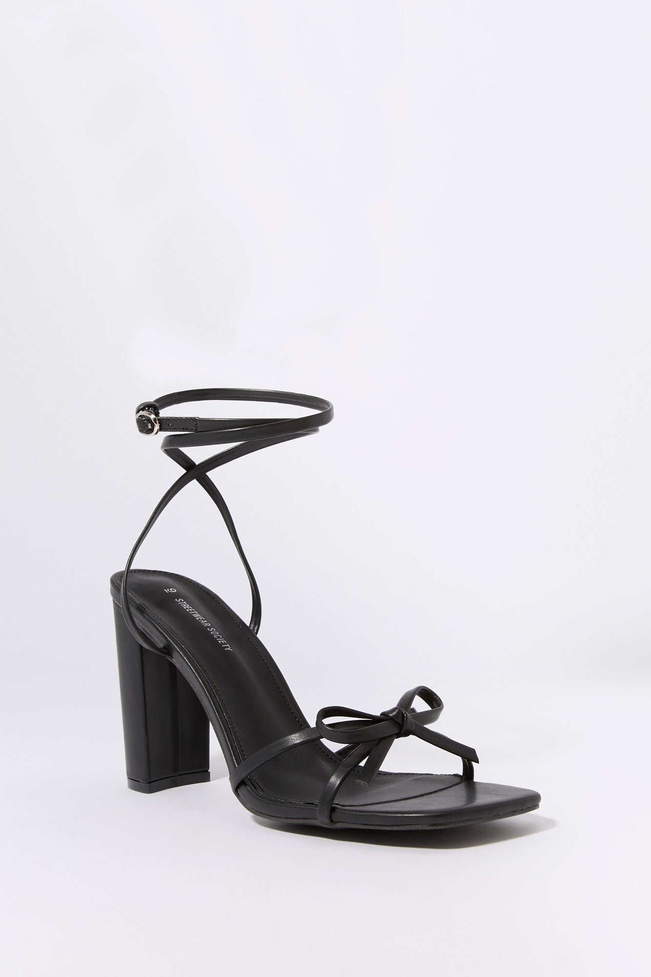 Strappy Bow High Heel