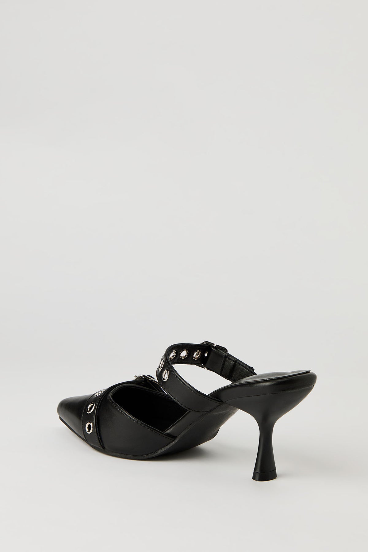 Vue alternative 3. Escarpins à talons bobine en similicuir avec boucle