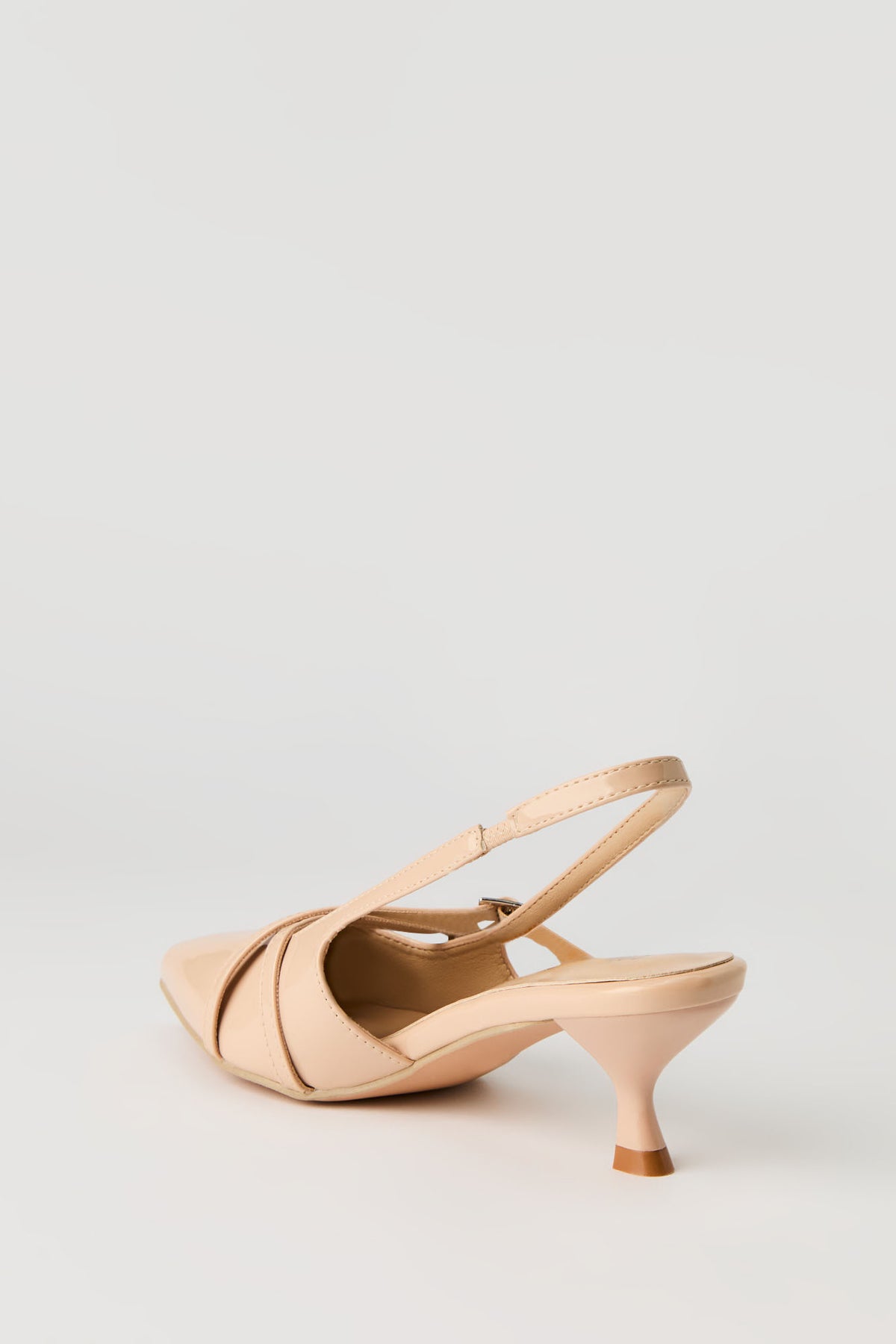 Vue alternative 3. Escarpins à talons bobine en similicuir vernis avec brides