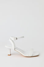 Escarpins à talons bobine avec brides