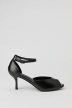 Peep Toe Ankle Strap Heel