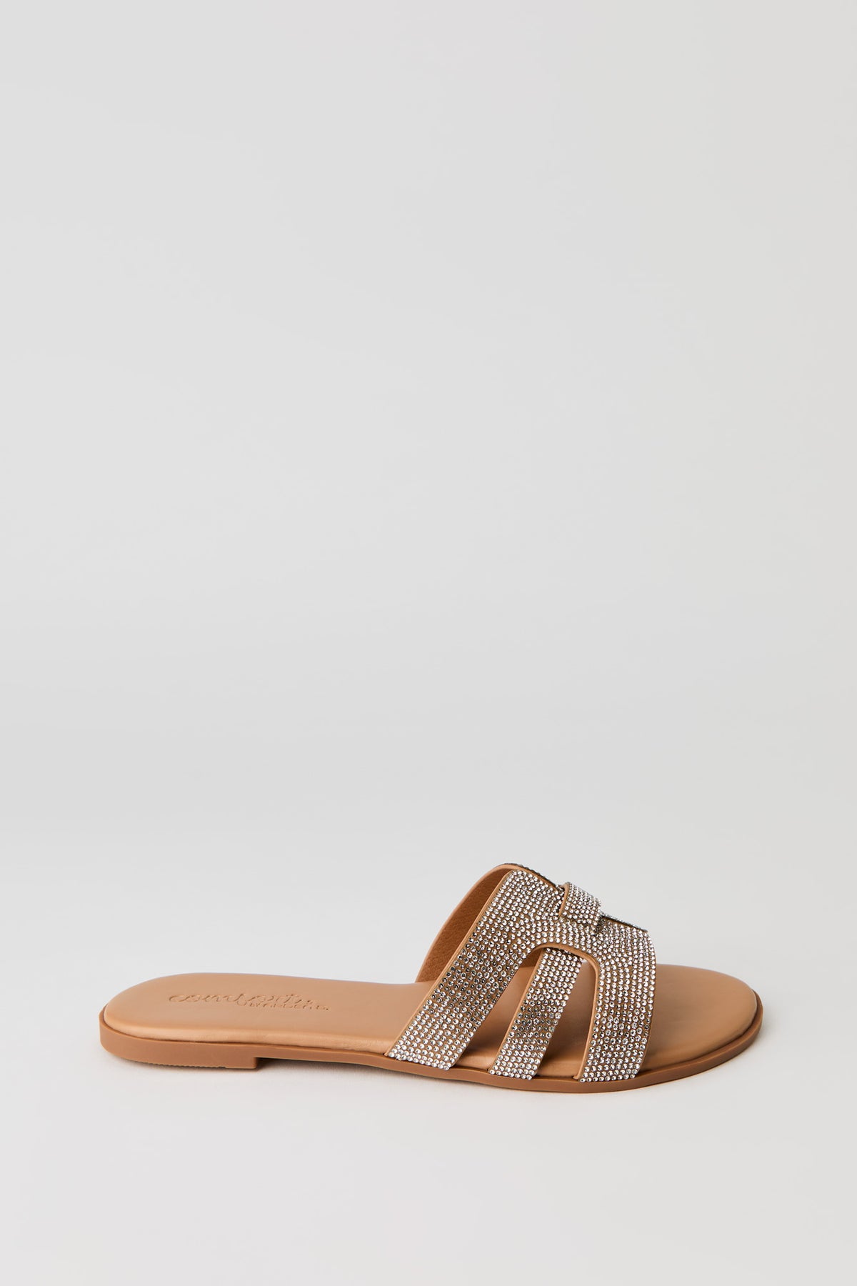 Sandales avec bandes et pierres du Rhin