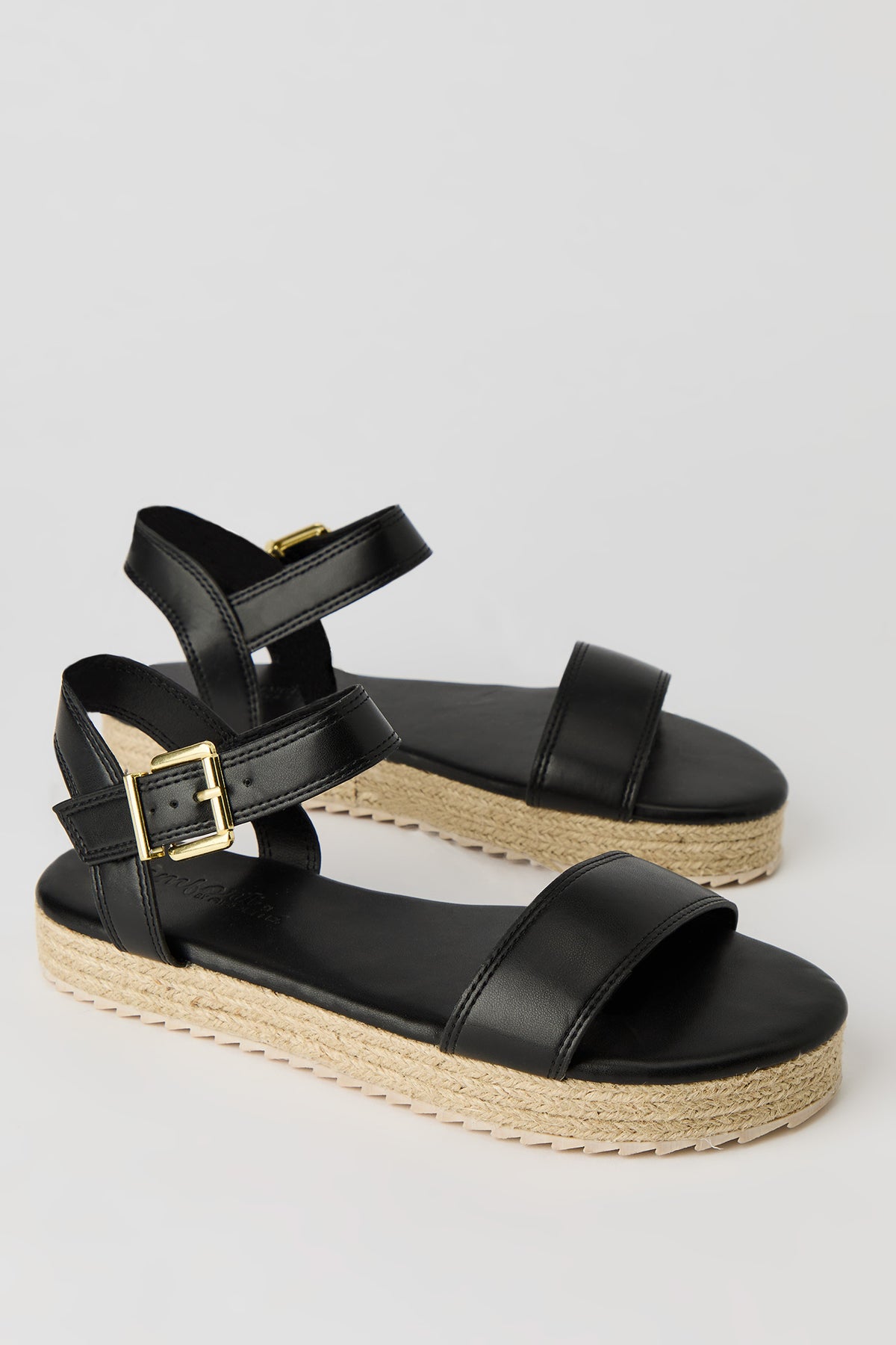 Vue alternative 2. Sandales espadrilles à semelle plateforme