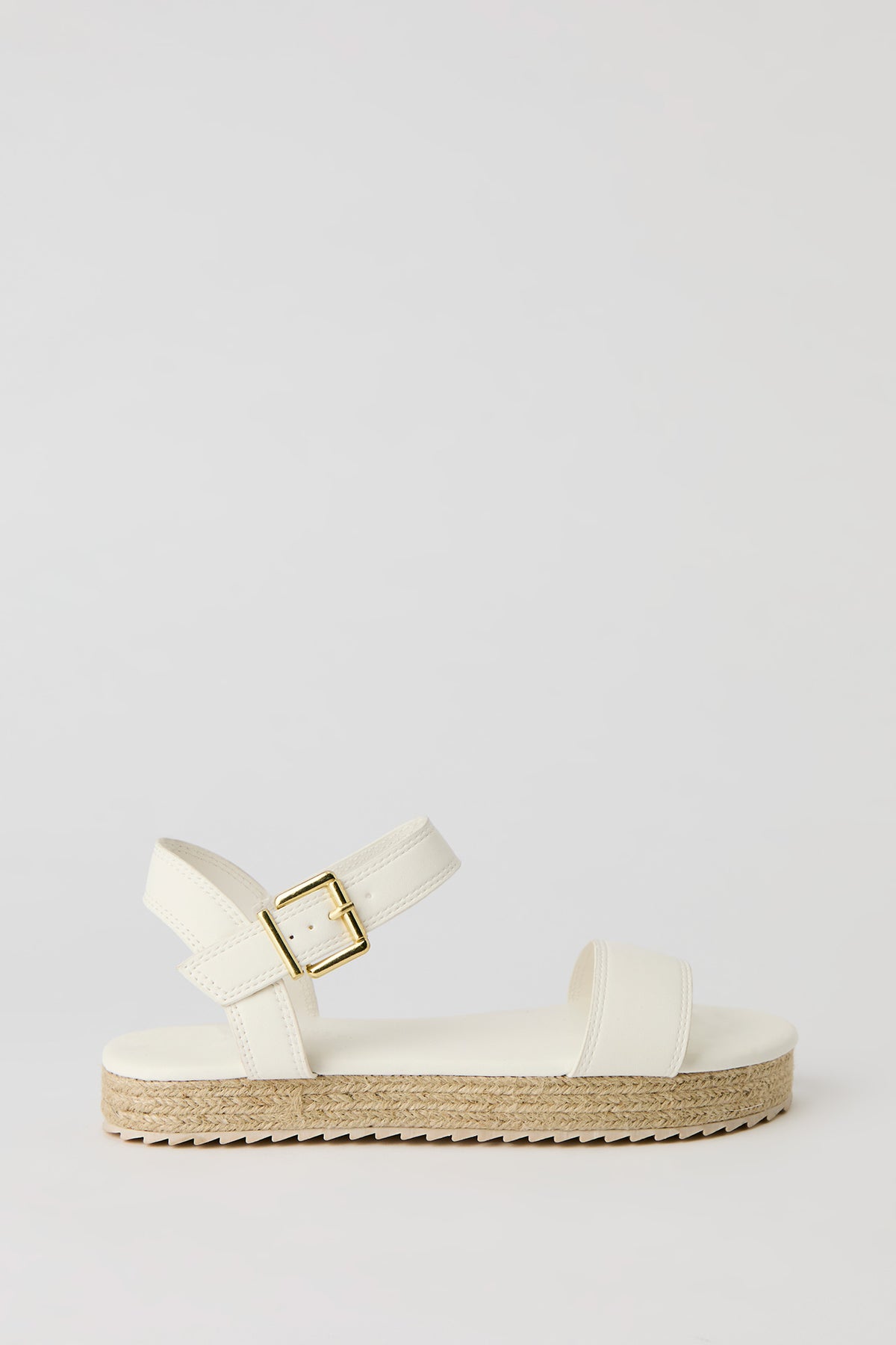 Sandales espadrilles à semelle plateforme