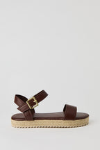 Sandales espadrilles à semelle plateforme