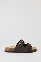 Buckled Cork Slide Sandal