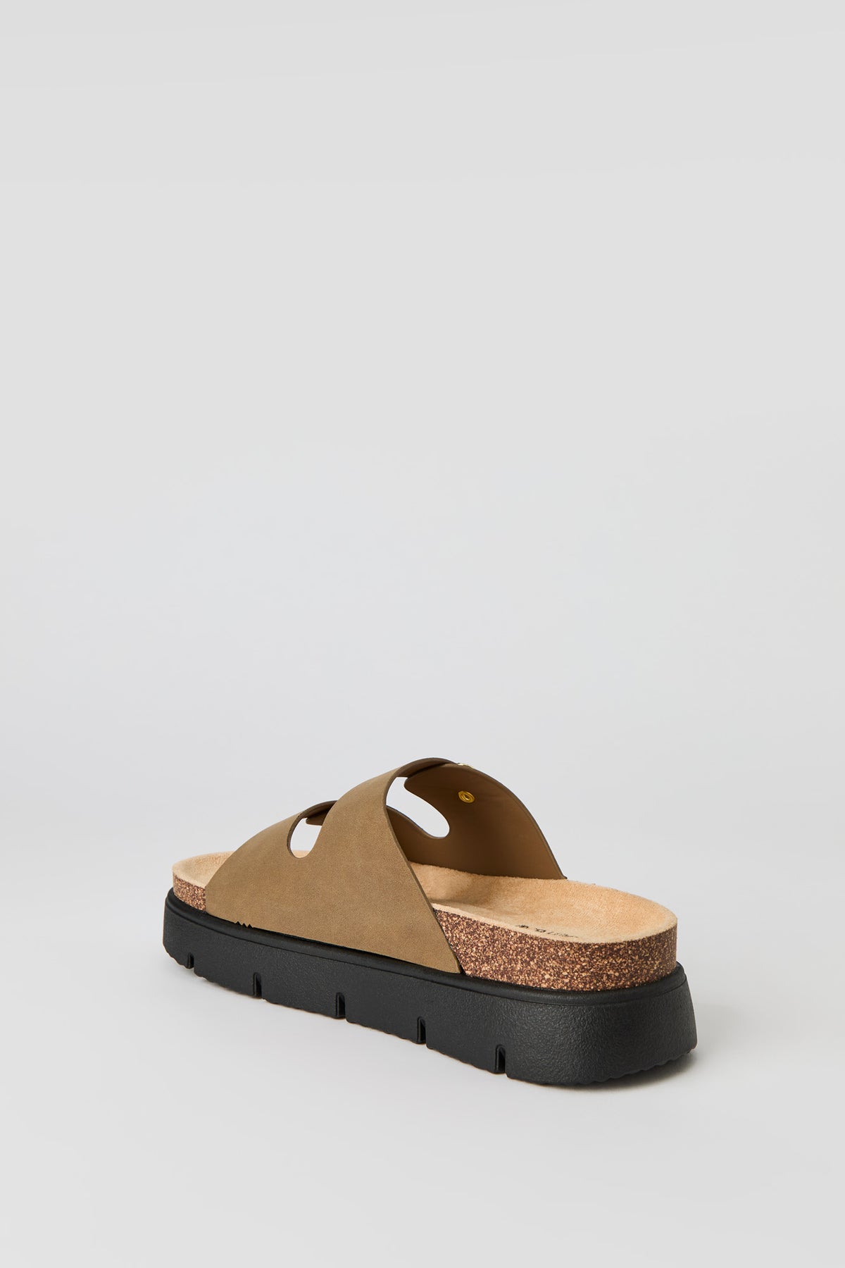 Alt View 3. Buckled Chunky Sandal - Brown