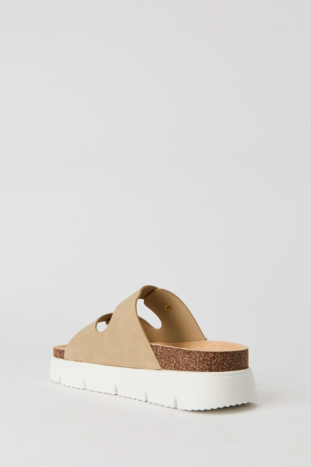 Alt View 3. Buckled Chunky Sandal - Ivory