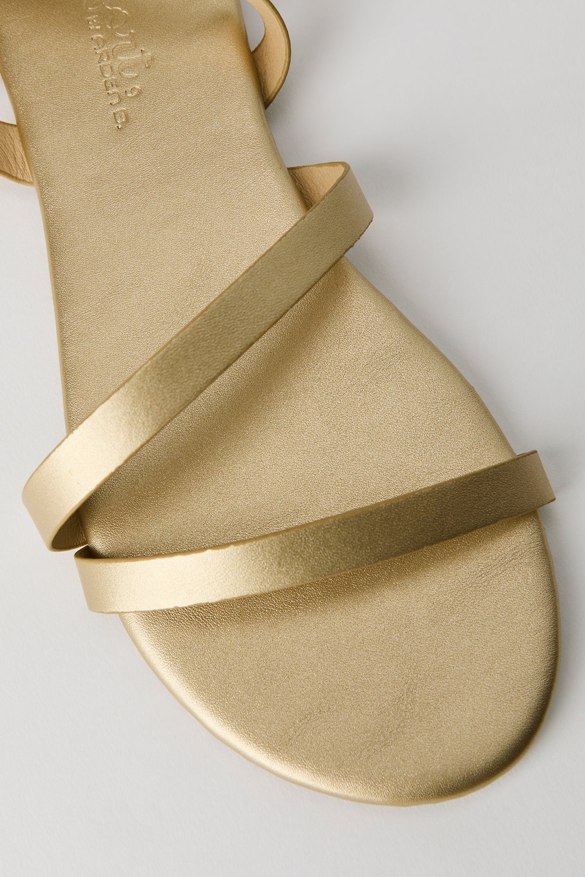 Alt View 3. Strappy Sandal - Gold